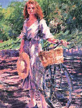 Aldo Luongo - Sunny ride through Palermo - Limited Edition Serigraph