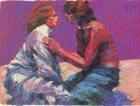 Aldo Luongo - Warmth in Purples - Limited Edition Serigraph