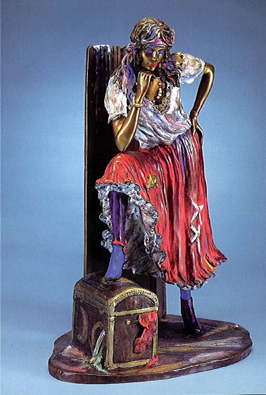 Isaac Maimon - Gypsy - Limited Edition Bronze Sculpture