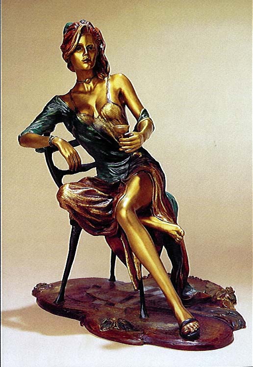 Isaac Maimon - Negligee - Limited Edition Bronze Sculpture