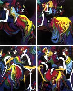 Isaac Maimon - Paris Nights - Original Painting - Oil on Canvas