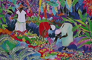Jennifer Markes - Tropical Harvest - Limited Edition Serigraph 