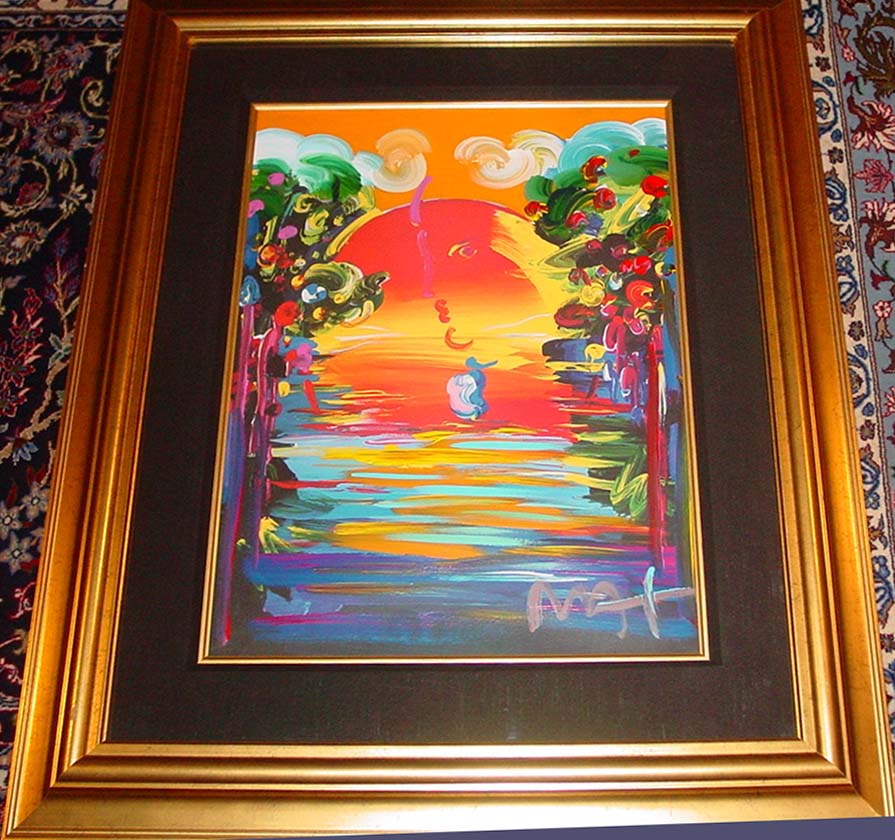 Peter Max - Better World III - Original Mixed Media / Acrylic / Color Lithography