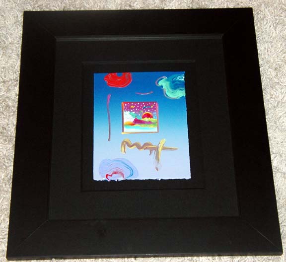 Peter Max - Cosmic Sunrise Ver I - Original Painting - Mixed Media 