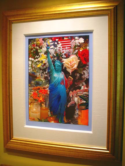 Peter Max - Land Of The Free, Home Of The Brave II - Original Mixed Media / Acrylic / Color Lithography