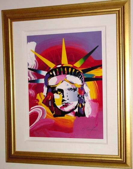 Peter Max - Liberty Head - Limited Edition Serigraph