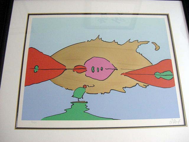 Peter Max - Moonscape II - Limited Edition Serigraph