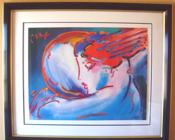 Peter Max - Peace By The Year 2000 - Original Mixed Media / Acrylic / Color Lithography