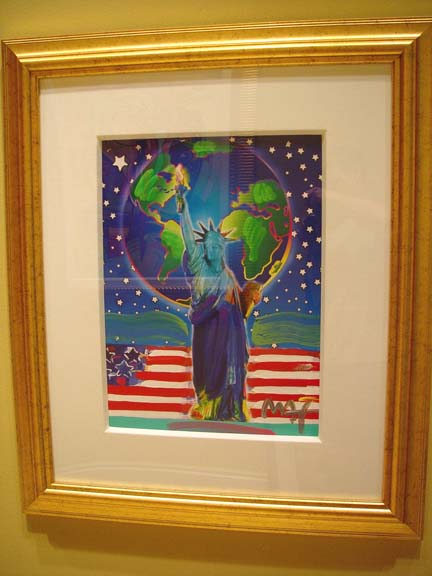 Peter Max - Peace On Earth - Original Mixed Media / Acrylic / Color Lithography