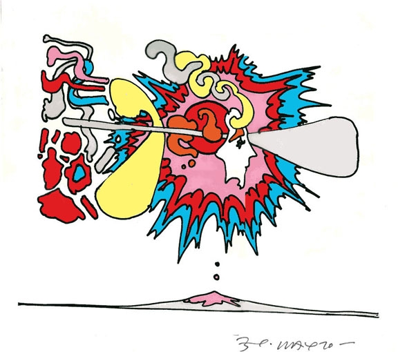 Peter Max - Winter Sunshine - Limited Edition Serigraph