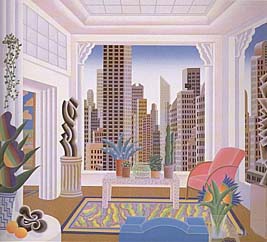 Thomas McKnight - Art Deco Room - Limited Edition Serigraph