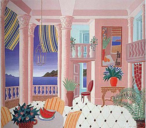 Thomas McKnight - Bay Of Naples - Limited Edition Serigraph