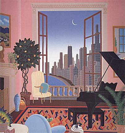 Thomas McKnight - Lake Shore Drive - Limited Edition Serigraph
