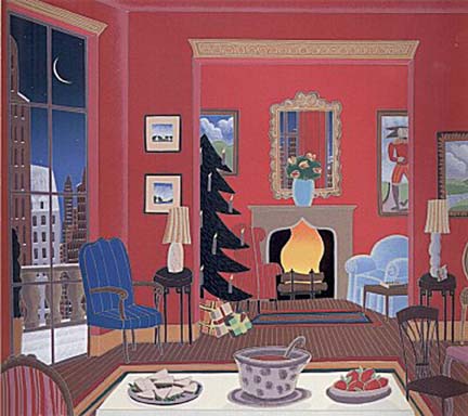 Thomas McKnight - Park Avenue Christmas - Limited Edition Serigraph