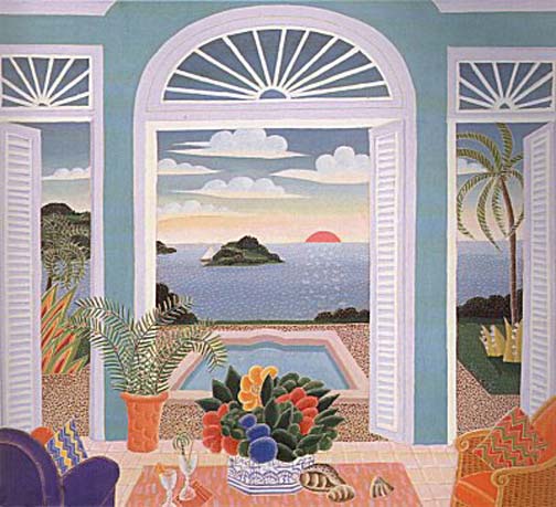 Thomas McKnight - Mustique - Limited Edition Serigraph