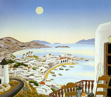 Thomas McKnight - Harbor - Limited Edition Serigraph