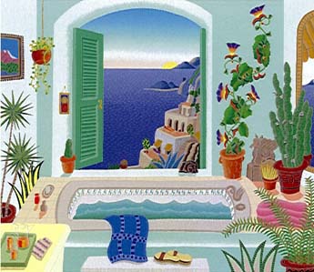 Thomas McKnight - Amalfi Coast Suite - Limited Edition Serigraph 