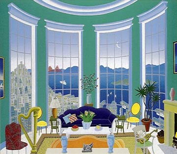 Thomas McKnight - San Francisco Bay - Limited Edition Serigraph 