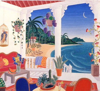 Herndon Fine Art offers authenticated Thomas McKnight fine art, including rare hand-pulled serigraphs, interior vistas, and coastal architectural paintings.