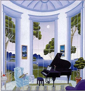 Thomas McKnight - Swan Lake - Limited Edition Serigraph 