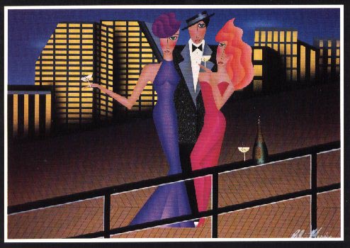 Robin Morris - At The Ocean Club - Limited Edition Lithograph