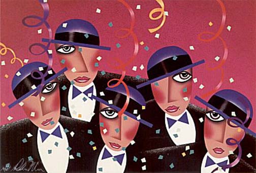 Robin Morris - Cast Party - Limited Edition Lithograph
