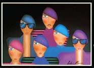 Robin Morris - Francois And A Few Friends - Limited Edition Lithograph