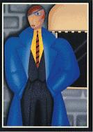 Robin Morris - Her New Blue Coat - Limited Edition Lithograph