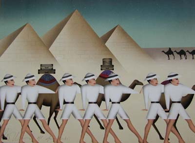 Robin Morris - Land Of The Pharaohs - Limited Edition Lithograph