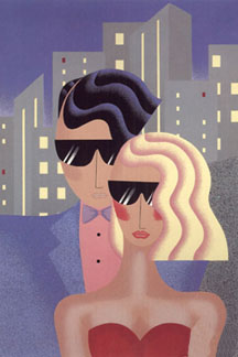 Robin Morris - Stepping Out - Limited Edition Lithograph