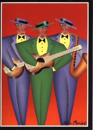 Robin Morris - Tres Amigos - Limited Edition Lithograph