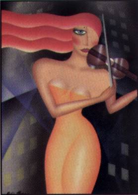 Robin Morris - Urban Serenade - Limited Edition Lithograph
