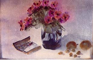 Kaiko Moti - Anemones - Limited Edition Aquatint Etching