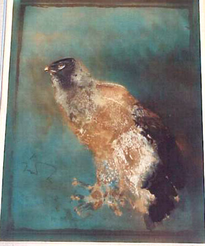 Kaiko Moti - Eagle - Limited Edition Aquatint Etching