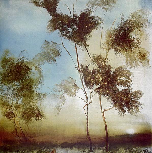 Kaiko Moti - Landscape At Dawn - Limited Edition Aquatint