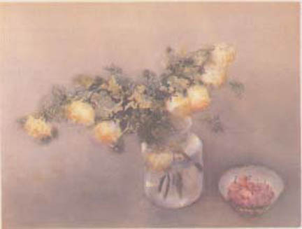 Kaiko Moti - Les Belle Roses - Limited Edition Aquatint Etching