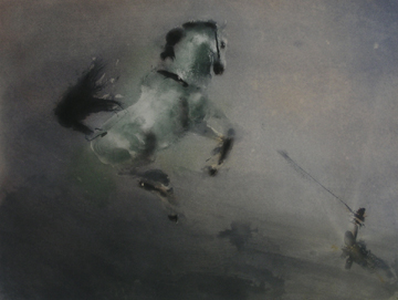 Kaiko Moti - The Steed - Limited Edition Aquatint Etching