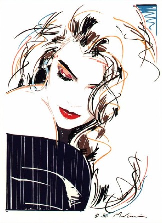 Dennis Mukai - Blue Violet - Limited Edition Serigraph