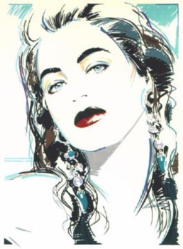 Dennis Mukai - Evening with Julie - Limited Edition Serigraph