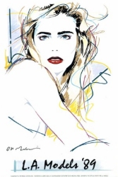 Dennis Mukai - LA Models '89 - Jennifer - Closed Edition Poster