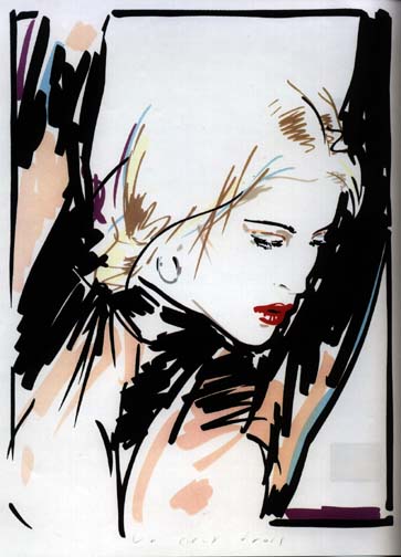 Dennis Mukai - Un, Deux, Trois - Triptych - Limited Edition Serigraph