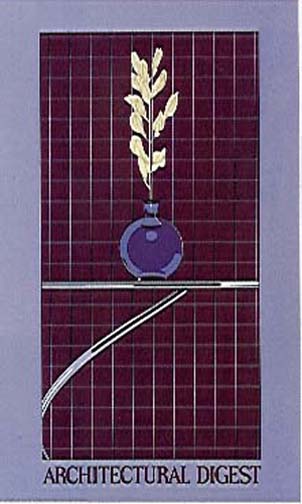 Patrick Nagel - Architectural Digest - Limited Edition Serigraph