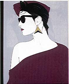 Patrick Nagel - Carol - Limited Edition Serigraph