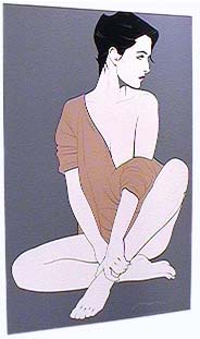 Patrick Nagel - Commemorative NC4 - Limited Edition Serigraph