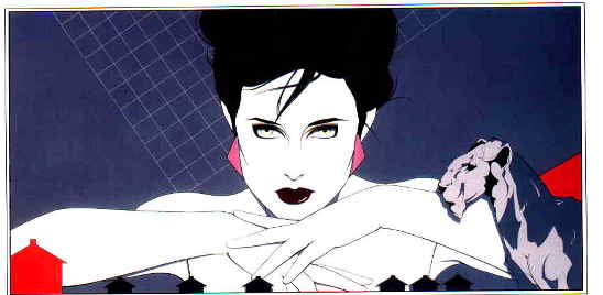 Patrick Nagel - Estate II, Park Place - Limited Edition Serigraph