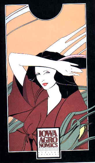 Patrick Nagel - Iowa Agronomics - Limited Edition Serigraph