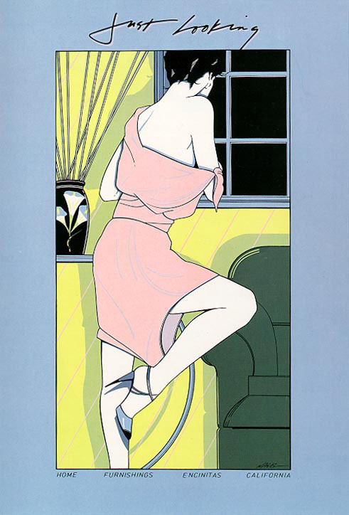 Patrick Nagel - Just Looking - Limited Edition Serigraph