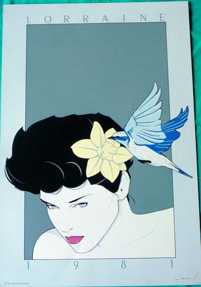 Patrick Nagel - Lorraine - Limited Edition Serigraph