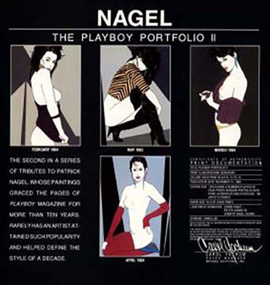Patrick Nagel - Playboy Portfolio II - Limited Edition Serigraph