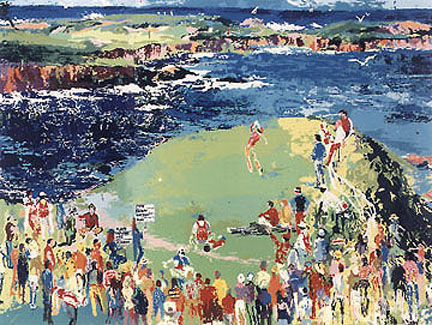 Leroy Neiman - 16th at Cypress - Limited Edition Serigraph